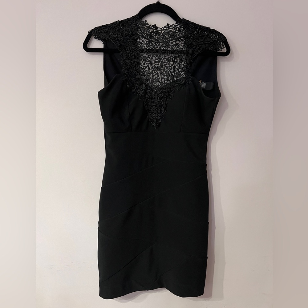 Windsor Body Con Dress with Lace